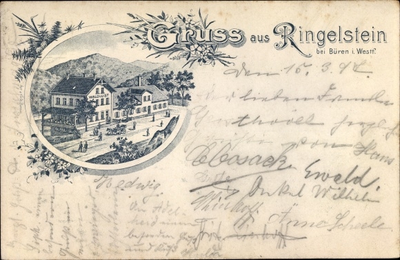 Litho Ringelstein Harth Büren, Inn Waldlust