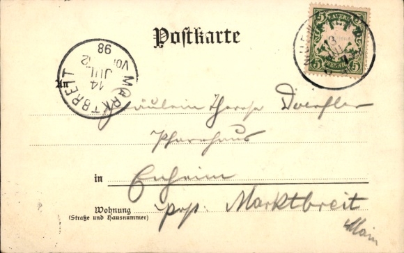 Postcard Starnberger See Oberbayern, Dampfer Luitpold