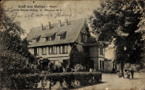 PC Malliss Malliß in Mecklenburg, Fritz Reuter Kraug