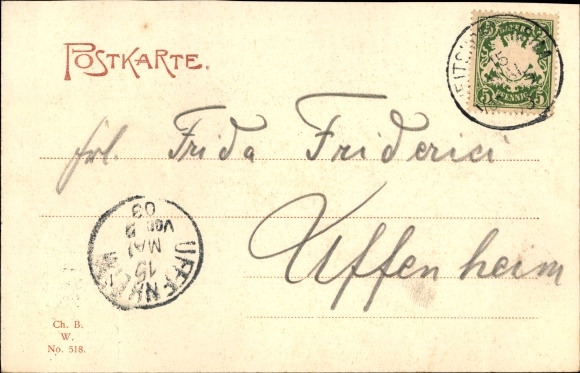 Postcard Veitshöchheim in Lower Franconia, Hofgarten, Pegasus group, swans