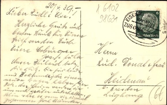 Postcard Römhild, Hotel and Pension Waldhaus, half-timbered, Gleichberge