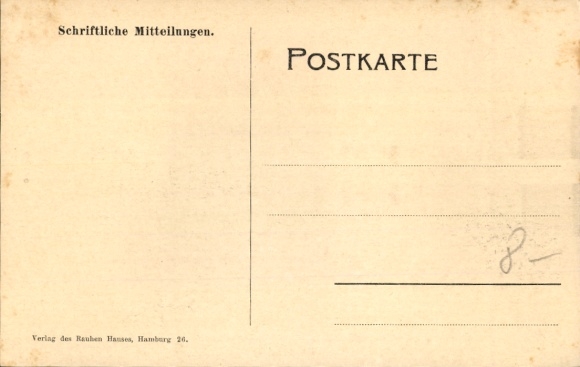 Ak Hamburg Mitte Horn, Ruwe Huis, de Gouden Bodem, Vijver