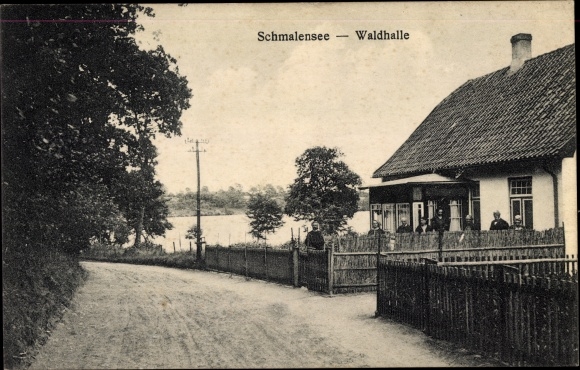 Ansichtkaart Schmalensee in Holstein, Waldhalle