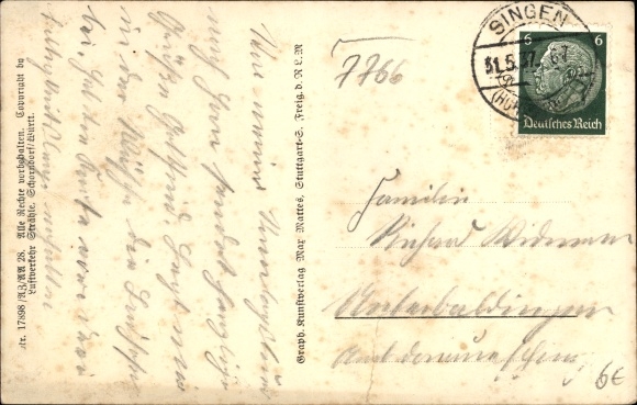 Postcard Horn Gaienhofen am Bodensee, Hornstaad am Untersee, panorama