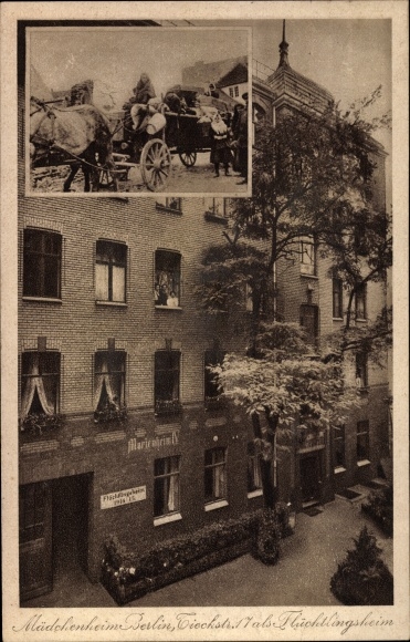 Ak Berlin Mitte, meisjeshuis, vluchtelingenhuis, Tieckstraße 17