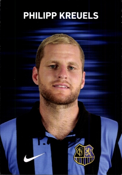 Autograph card footballer Philipp Kreuels, 1. FC Saarbrücken, autograph