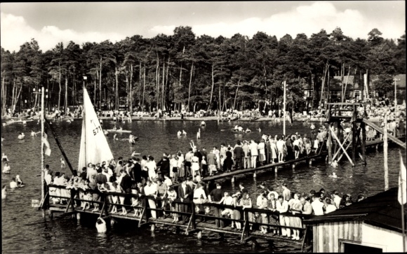 Ak Arendsee in de Altmark, zwemsteiger