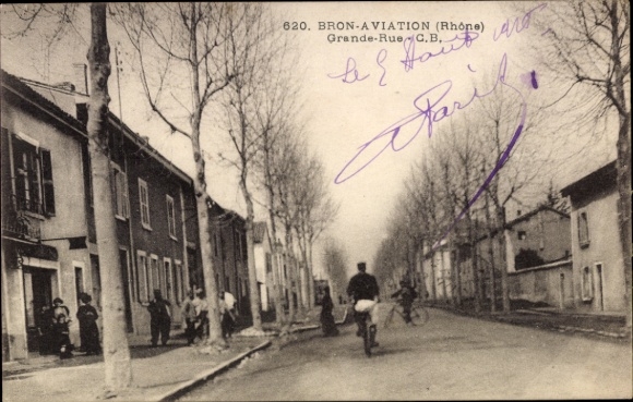 Ak Bron Aviation Rhône, Hauptstraße