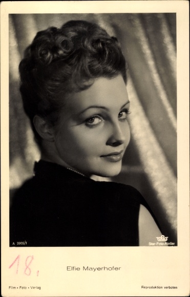 Actrice Elfie Mayerhofer, portret, Tobis A 3905 1