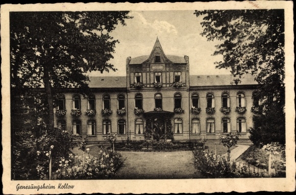 Ak Kollow in Lauenburg, herstellingsoord, park