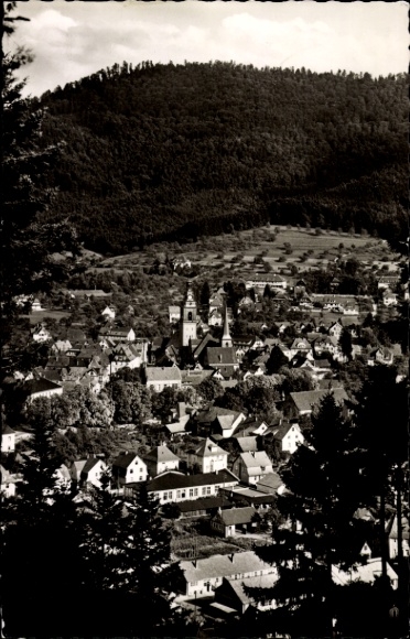 Ak Haslach im Kinzigtal Schwarzwald, Gesamtansicht