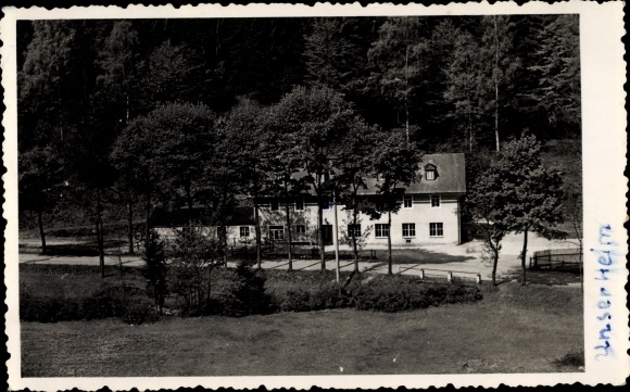Postcard Schmiedeberg Dippoldiswalde in the Ore Mountains, holiday home