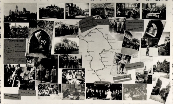 PC Ober Mörlen in Taunus Hesse, company outing, IG Farben, program, map