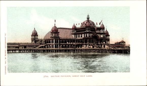 Ak Utah VS, Great Salt Lake, Saltair Paviljoen