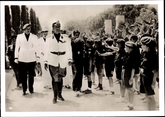 Photo Heinrich Hoffmann, Italian Foreign Minister Count Ciano in Spain, July 1939