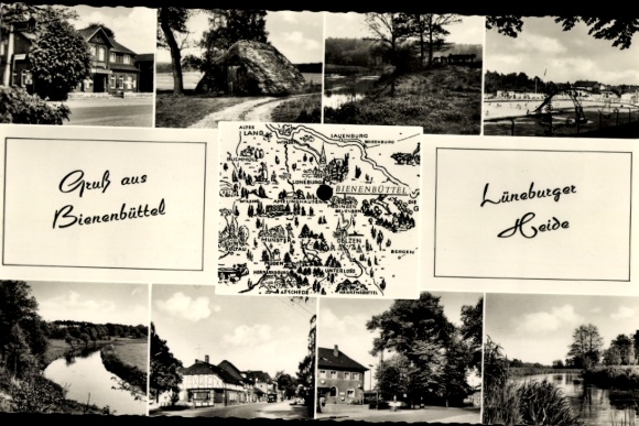 Ak Bienenbüttel in der Lüneburger Heide, Gesamtansicht