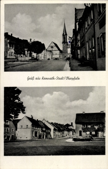 Postcard Kemnath in the Upper Palatinate, city views