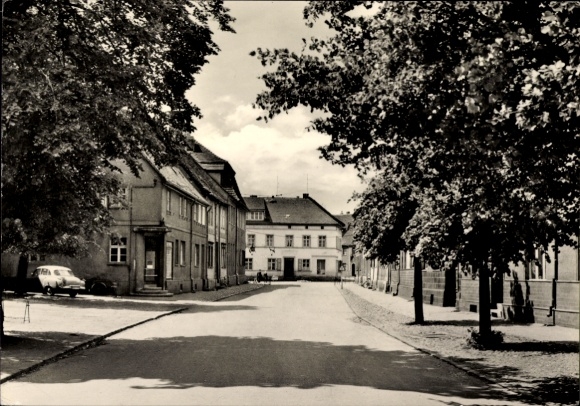 Ak Jeßnitz Jessnitz in Anhalt, August Bebelstraat