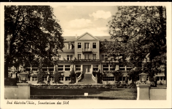 Ak Bad Köstritz in Thüringen, Sanatorium der SVA