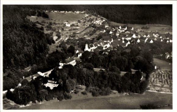 Ak Bad Imnau Haigerloch im Zollernalbkreis, Luftaufnahme