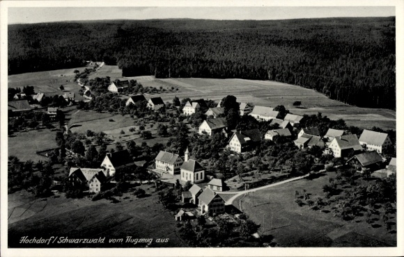 KP Hochdorf Nagold w Schwarzwaldzie, zdjęcie lotnicze