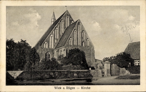 Ak Wiek op Rügen, Kerk