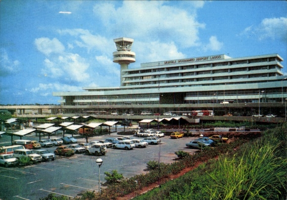 Ak Lagos Nigeria, de internationale luchthaven Murtala Muhammad