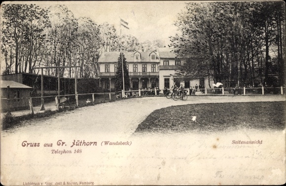 Ansichtkaart Hamburg Wandsbek Jüthorn, vestiging Groß Jüthorn