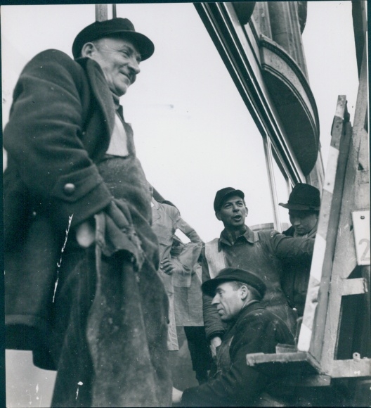 Foto Berlin West 1955, Max Seibert und Gehilfen, Glasgroßhandlung