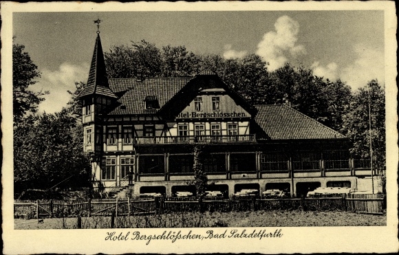 Ak Bad Salzdetfurth in Niedersachsen, Hotel Bergschlösschen