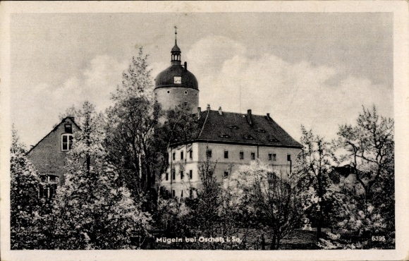 Ak Mügeln Heidenau in Saksen, huis, toren