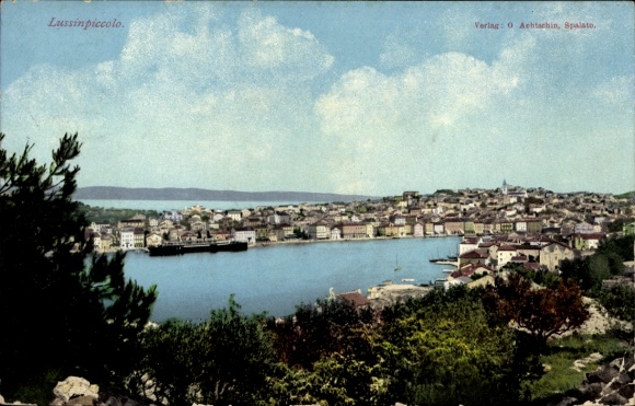 Ak Mali Lošinj Lussinpiccolo Kroatien, Gesamtansicht