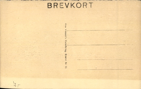 Postcard København Copenhagen Denmark, Central Station