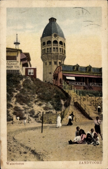 PC Zandvoort Noord-Holland Nederland, Watertoren, Plage