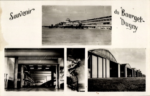 Ansichtkaart Le Bourget Dugny Seine Saint Denis, luchthaven, hal