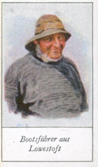 Collector's picture The peoples of Europe, a contribution to racial science, 107 boatmen from Lowestoft