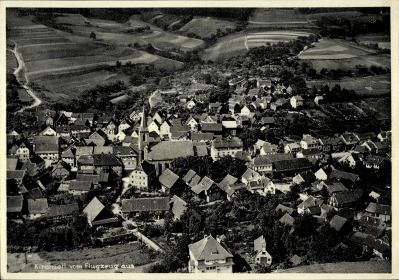 Postcard Griesheim Offenburg in Baden Schwarzwald, aerial photograph