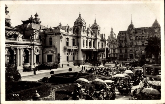 CPA Monte-Carlo Monaco, Le Casino et l'Hôtel de Paris