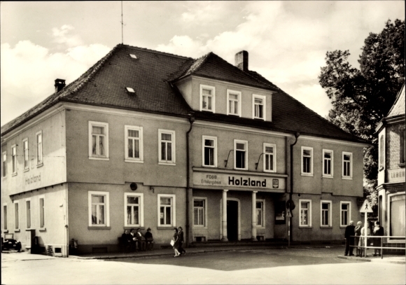 Postcard Bad Klosterlausnitz in Thuringia, FDGB convalescent home Holzland