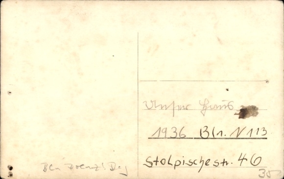 foto Ak Berlin Prenzlauer Berg, Stolpische Straße 46, restaurant, winkel