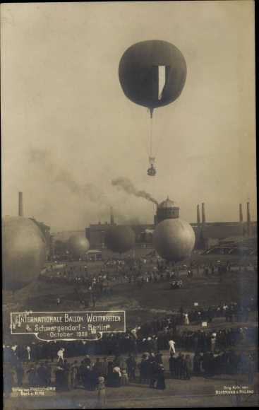 PC Berlin Wilmersdorf Schmargendorf, International Balloon Races October 1908