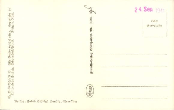 Postcard Neuessing Essing in the Altmühltal, aerial photograph