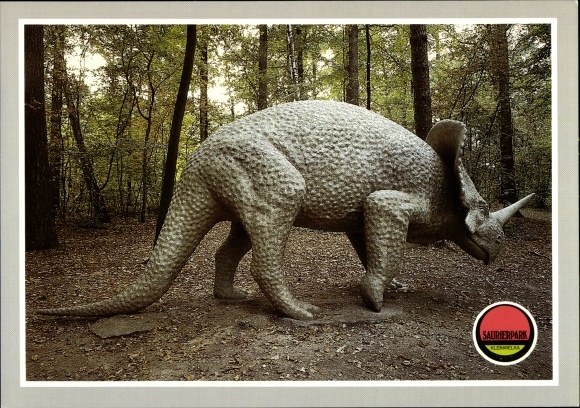 PC Kleinwelka Bautzen in Lusatia, dinosaur park, Monoclonius