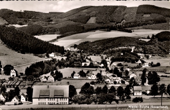 Postcard Nieder Eslohe in Sauerland, general view