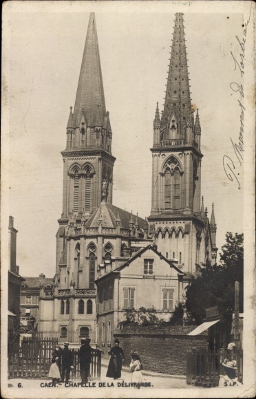 Ak Caen Calvados, Chapelle de la Delivrande
