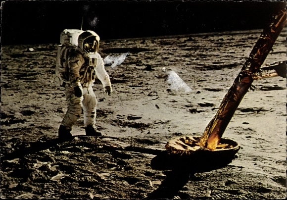 Ac Moon Landing, Apollo 11, July 21, 1969, Buzz Aldrin