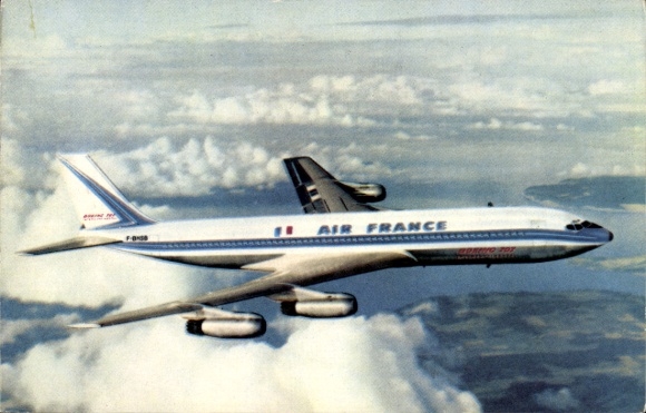 KP Francuski samolot pasażerski Air France, Boeing 707 Intercontinental, F-BHSB