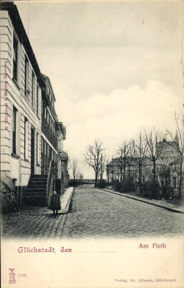 Ak Glückstadt an der Elbe, Fleth