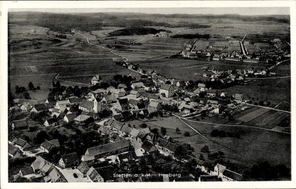 Ak Stetten am kalten Markt, Lager Heuberg, Luftbild