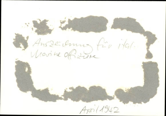 Photo Hoffmann, Award for Italian Naval Officers, April 1942, Italian warship